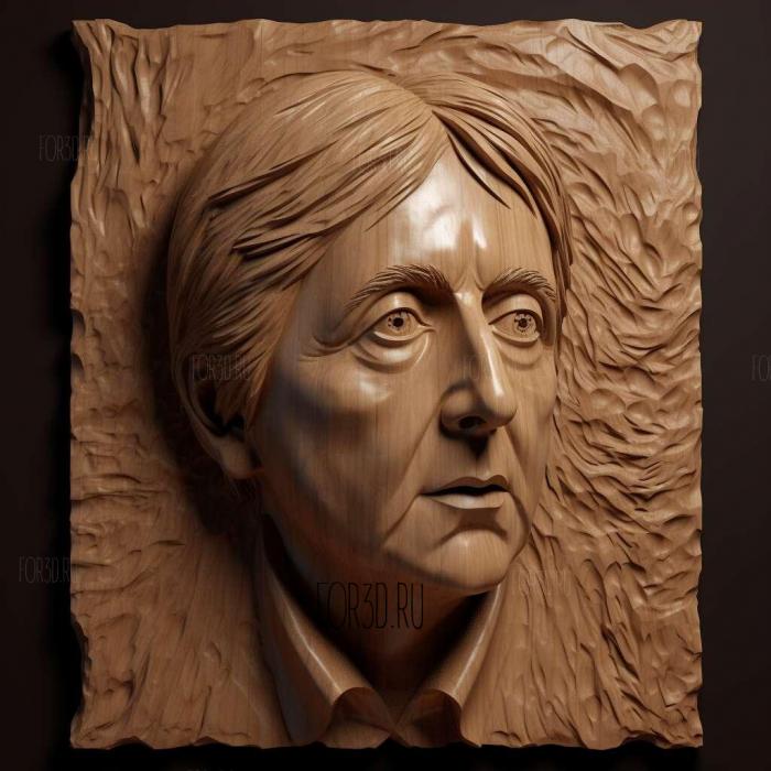 Paul McCartney 4 stl model for CNC